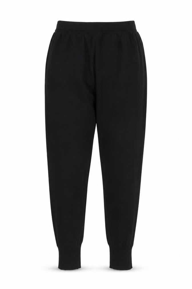 John Smedley Women's Black Cotton Leggings Size S