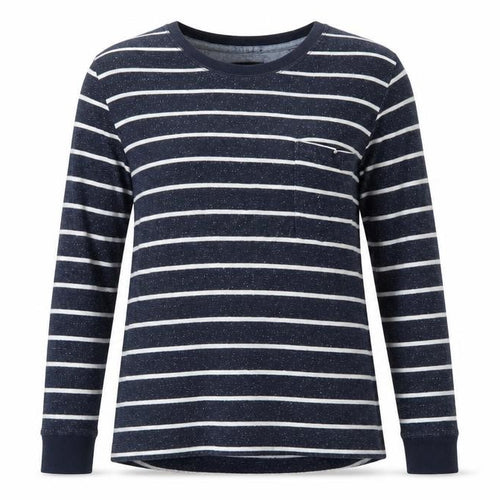 Banana Republic Women's Navy Striped Cotton Jumper Size S