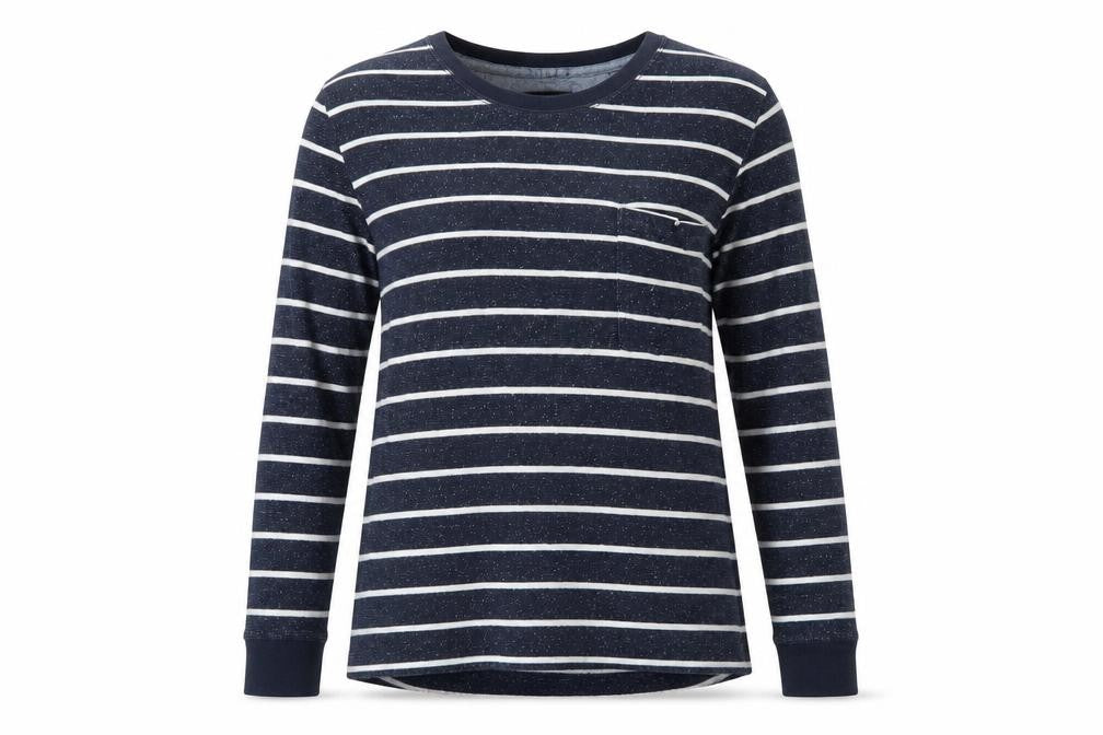 Banana Republic Women's Navy Striped Cotton Jumper Size S