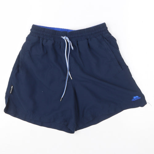 Trespass Men Blue Swim Shorts Medium Quick Dry Lined Drawstring