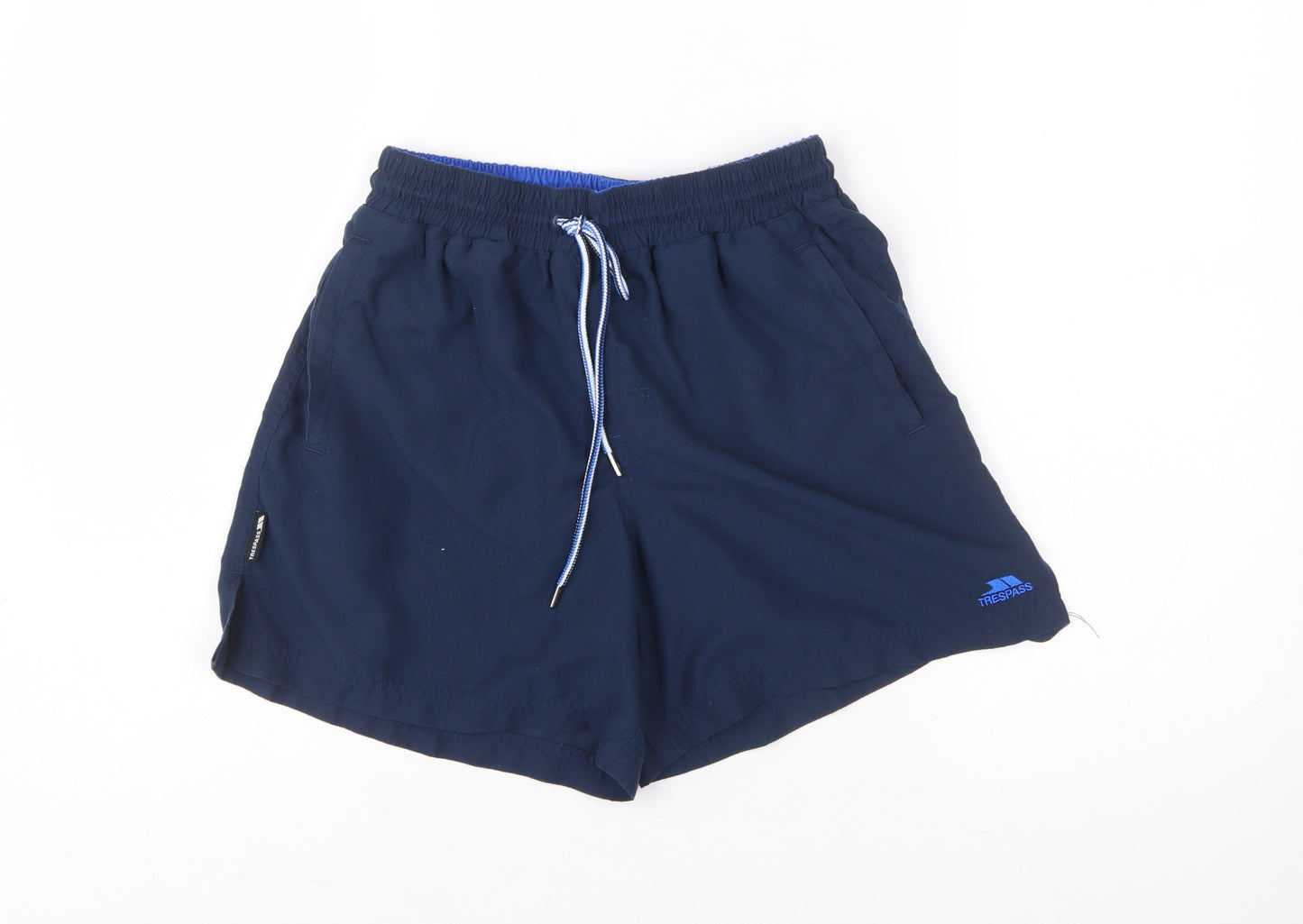 Trespass Men Blue Swim Shorts Medium Quick Dry Lined Drawstring