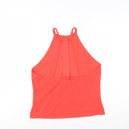 French Connection Women's Red Halter Camisole Tank Top Size M