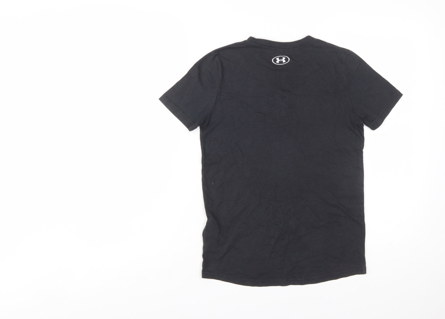 Under Armour Boys Black Medium Sports T-Shirt Short Sleeve Crew Neck
