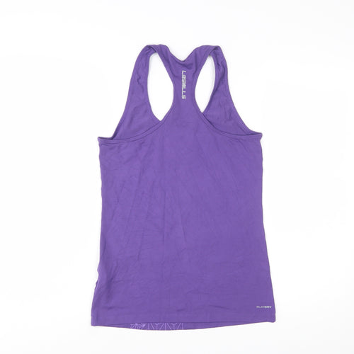 Reebok Womens Purple Les Mills Racerback Gym Tank Top Size S