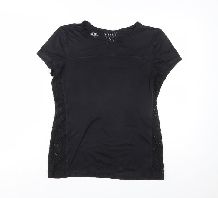 Athletic Works Women's Black Short Sleeve Sports T-Shirt Size S