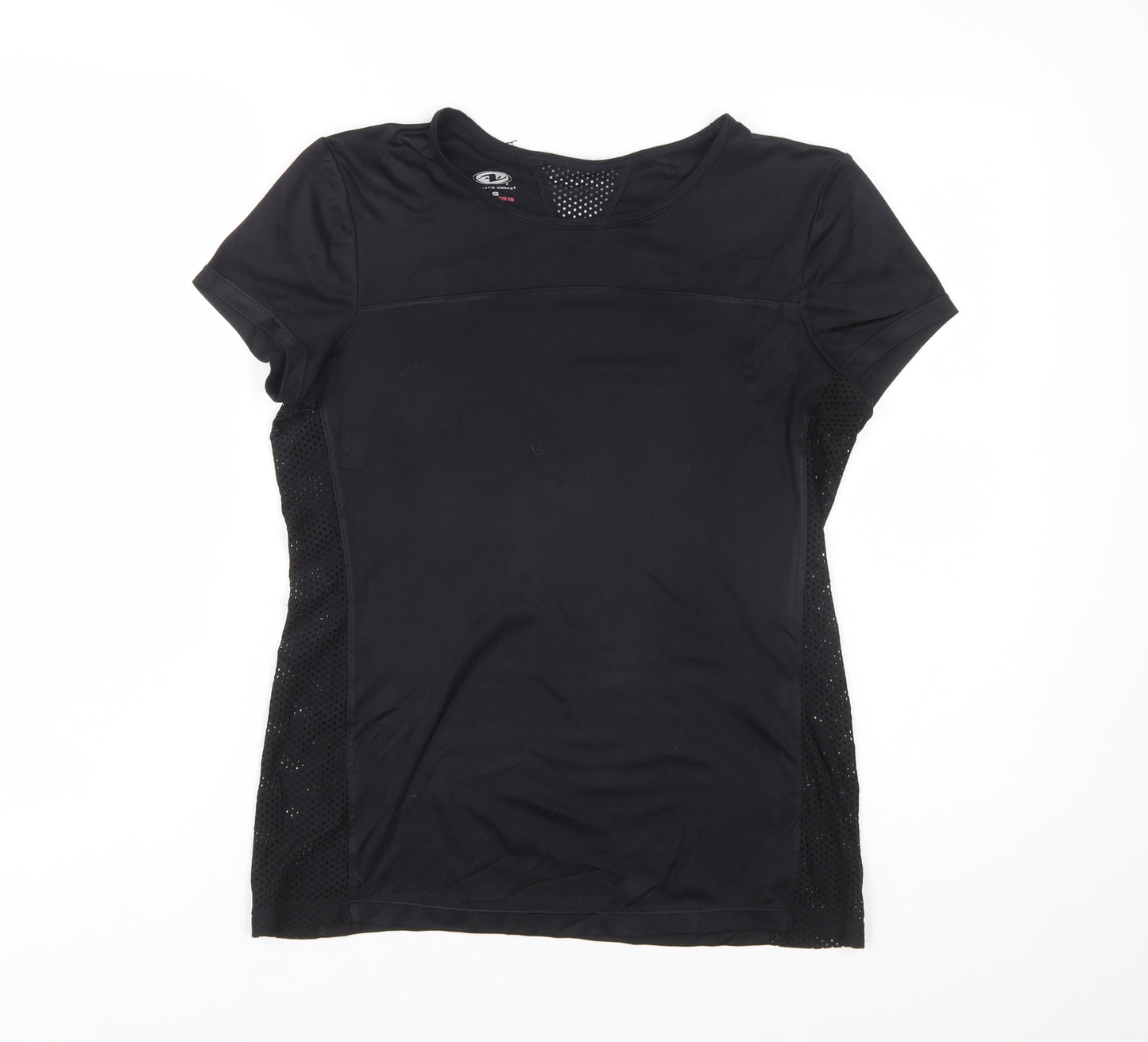 Athletic Works Women's Black Short Sleeve Sports T-Shirt Size S