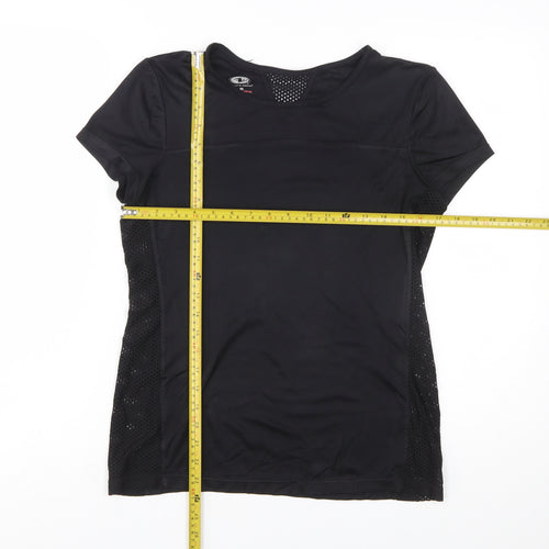 Athletic Works Women's Black Short Sleeve Sports T-Shirt Size S