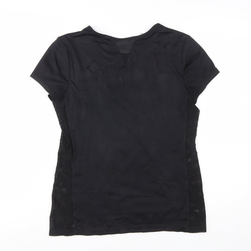 Athletic Works Women's Black Short Sleeve Sports T-Shirt Size S