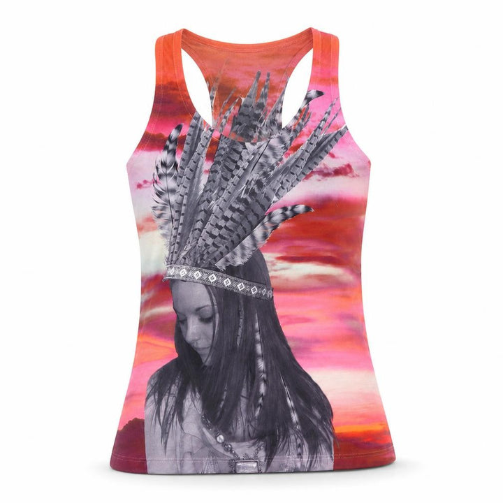 New Look Generation Multicoloured Tribal Print Teen Tank Top Size 9