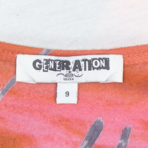 New Look Generation Multicoloured Tribal Print Teen Tank Top Size 9