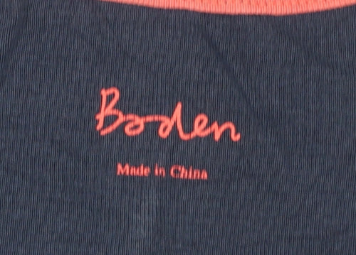 Boden Womens Blue Polka Dot Cotton Tank Top UK 12