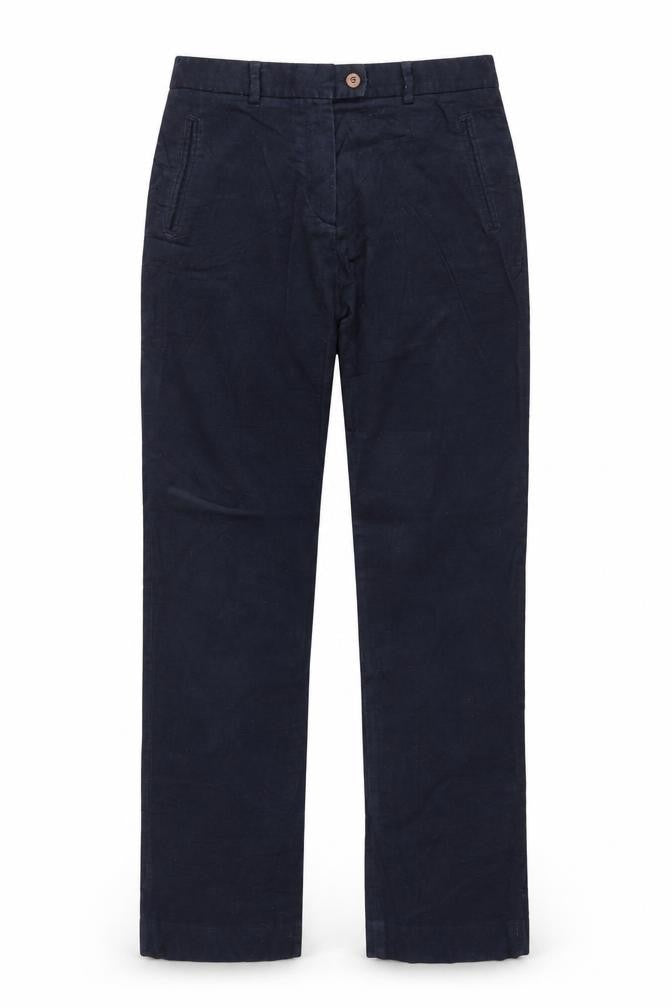 Hoggs of Fife Women's Blue Cotton Chino Trousers Size 10