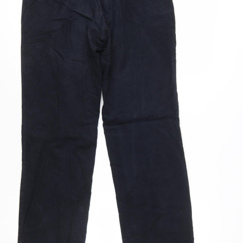 Hoggs of Fife Women's Blue Cotton Chino Trousers Size 10