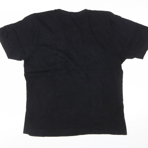 Knight Rider Men's Black Large Graphic Movie Car T-Shirt 100% Cotton