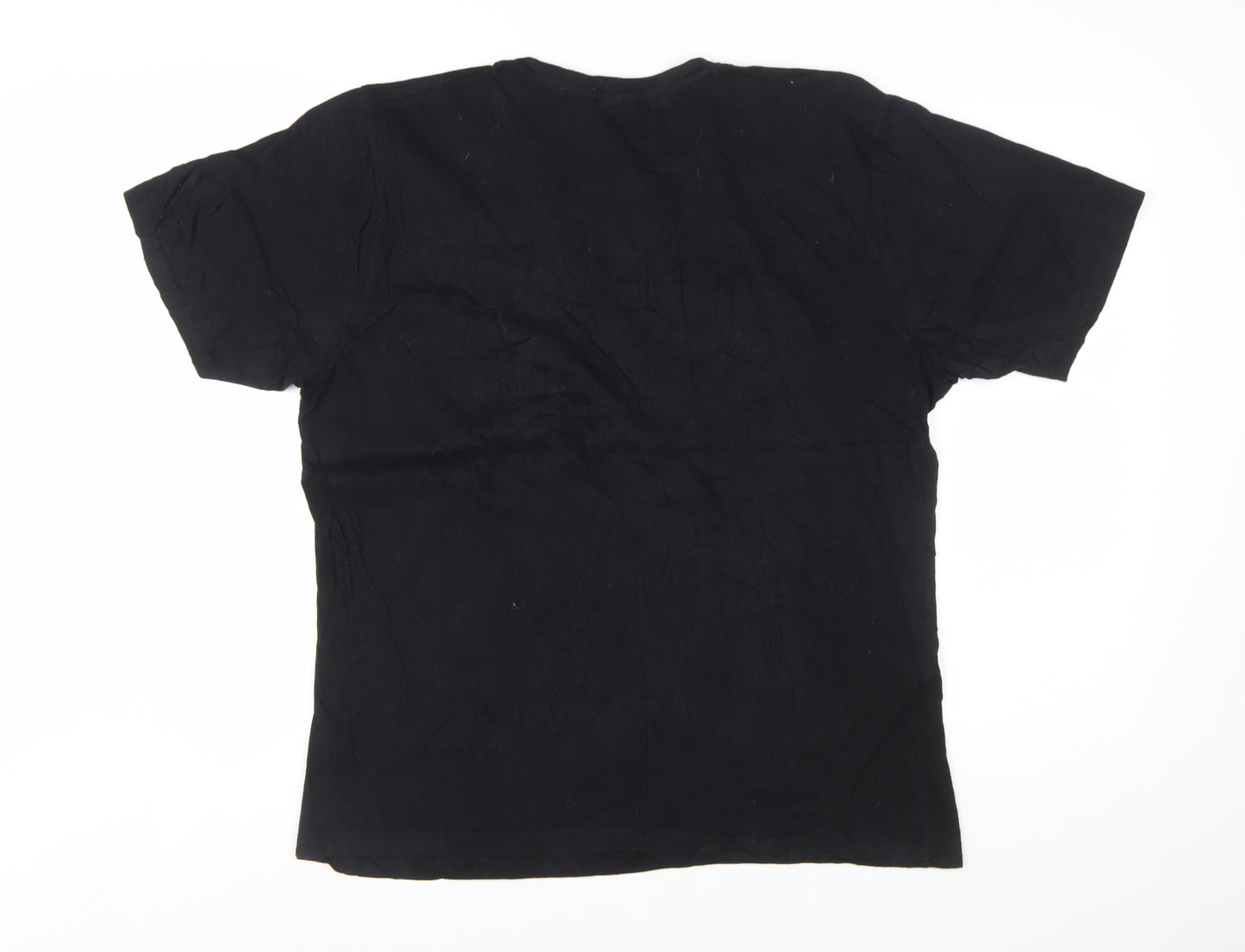 Knight Rider Men's Black Large Graphic Movie Car T-Shirt 100% Cotton