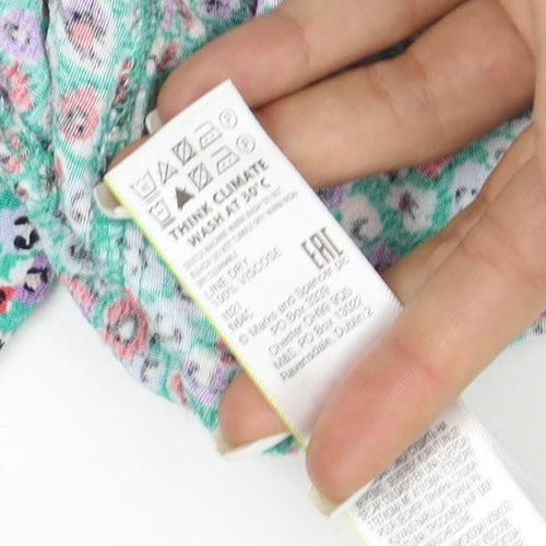 Marks and Spencer Women’s Multicoloured Floral Midi Fit & Flare Dress Size 12