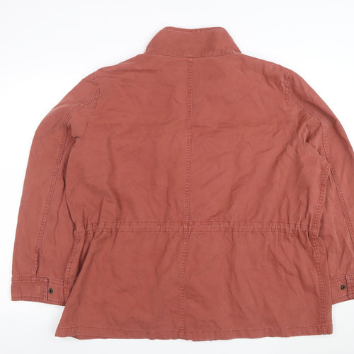 Principles Womens Brown Cotton Military Jacket Size 20