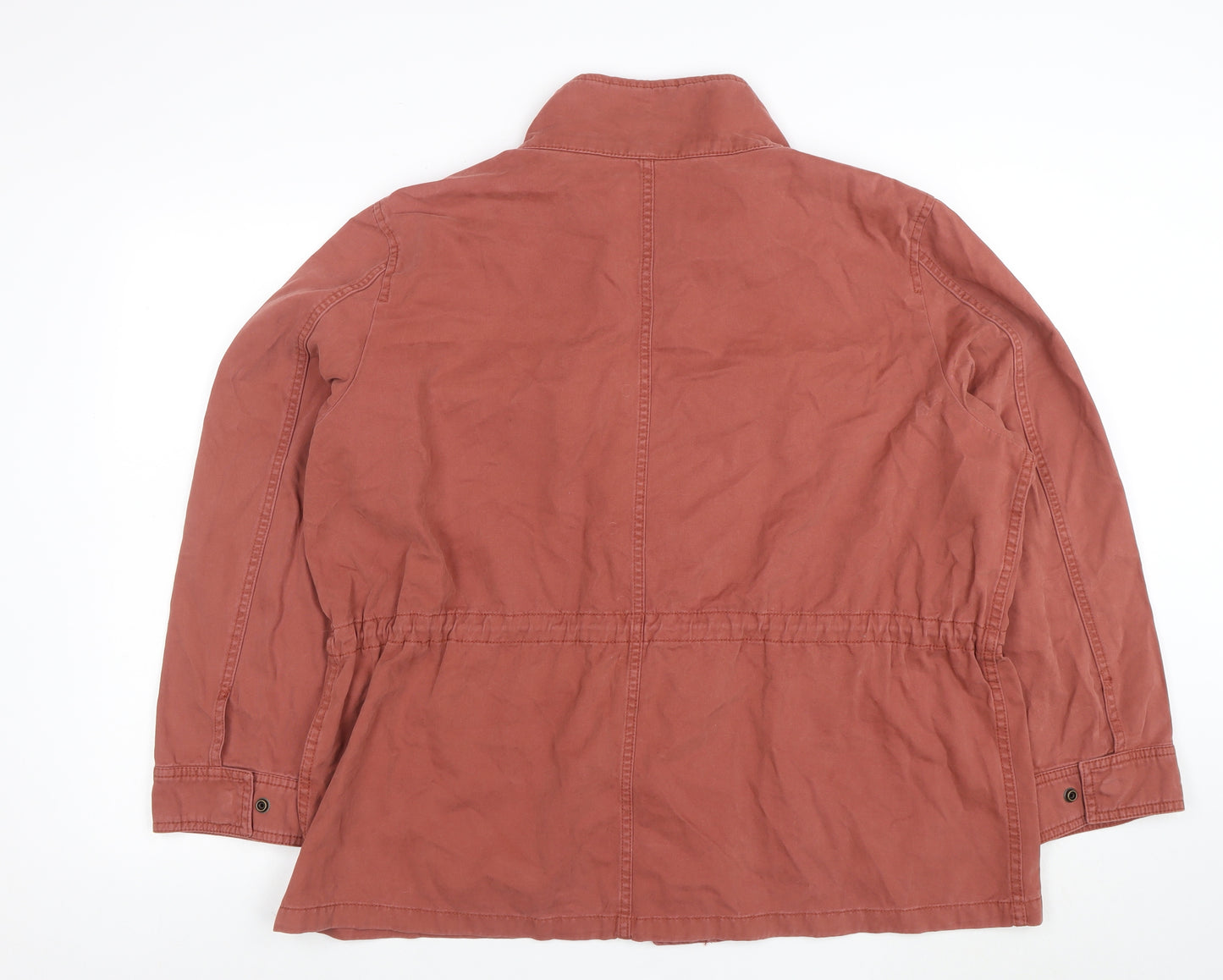 Principles Womens Brown Cotton Military Jacket Size 20