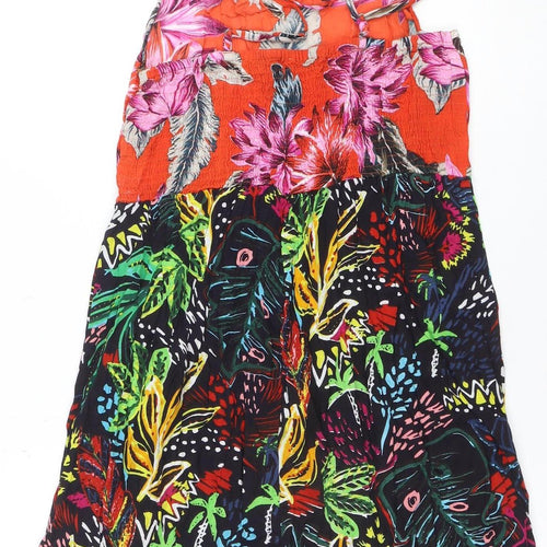 Anmol Women’s Multicoloured Floral Viscose Slip Dress Size 12