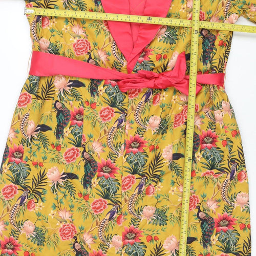 Joe Browns Women's Multicoloured Floral Kimono Robe Size 16