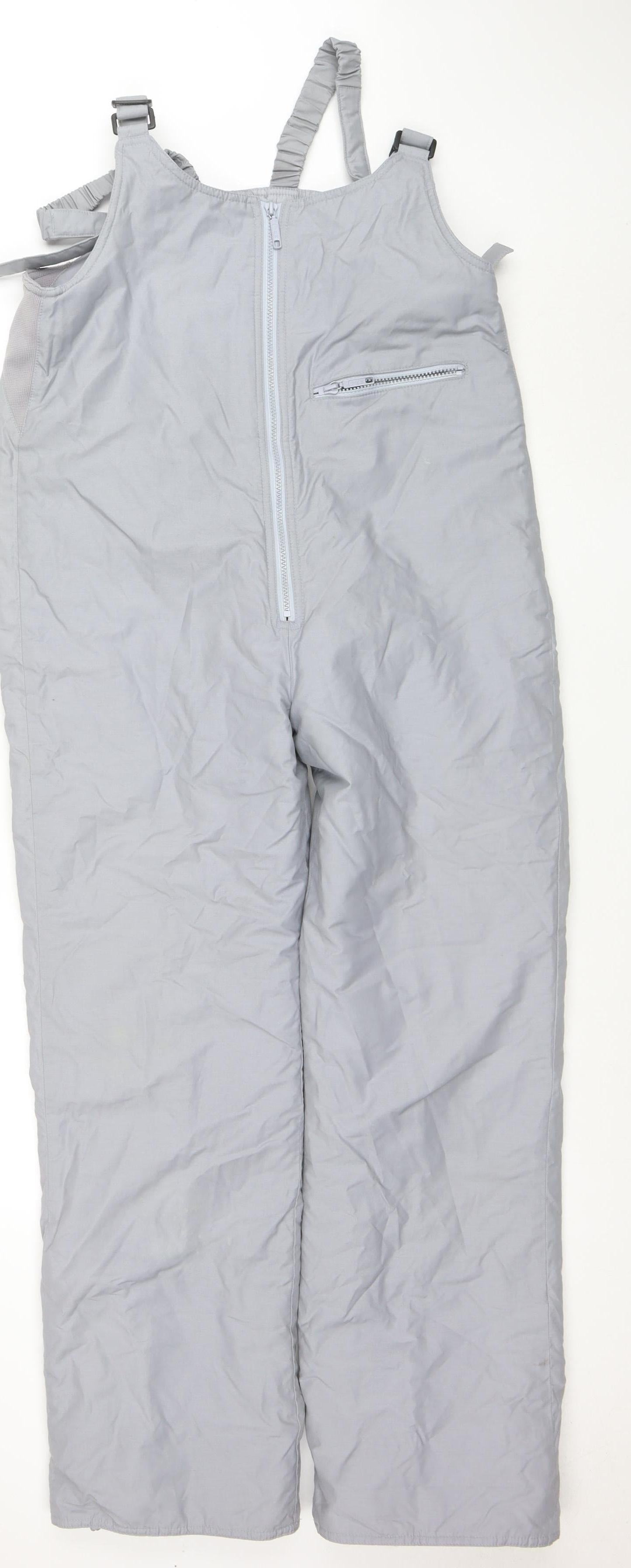 Marks and Spencer Women Grey Medium Insulated Snow Pants with Zip Pockets
