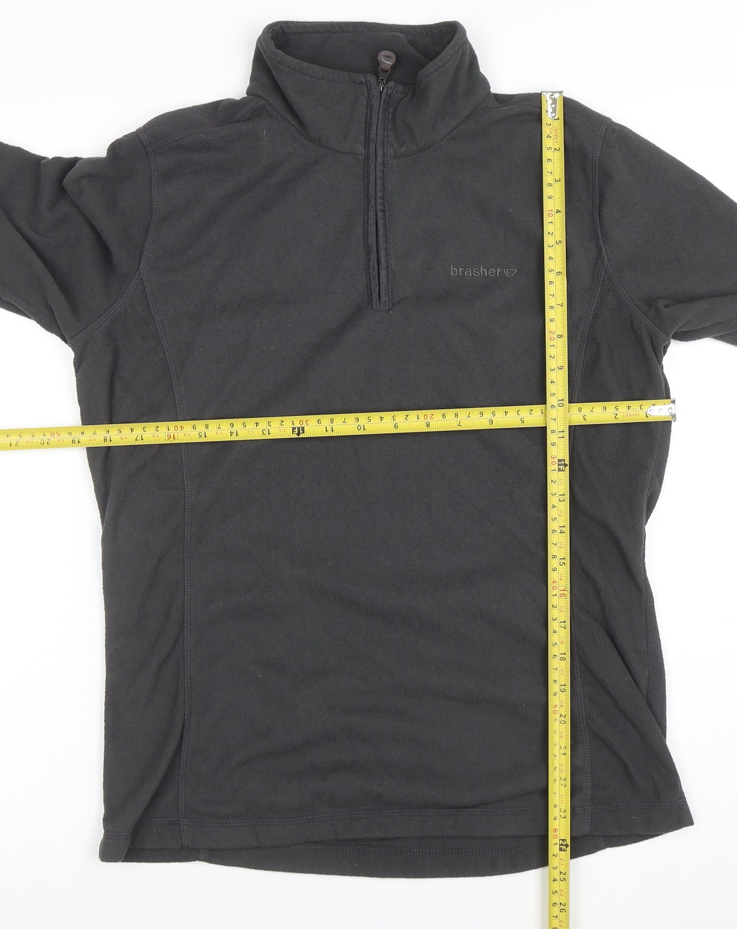 Brasher Women's Black Fleece Pullover Sweatshirt Size XL