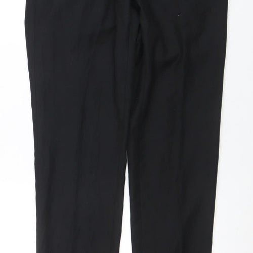 Dressmann Slim Fit Black Dress Pants 30x32 Unisex Adults Trousers