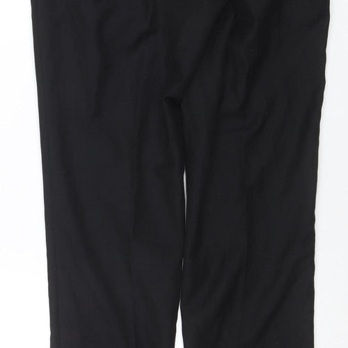 Dressmann Slim Fit Black Dress Pants 30x32 Unisex Adults Trousers