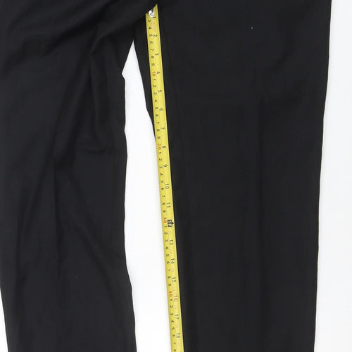 Dressmann Slim Fit Black Dress Pants 30x32 Unisex Adults Trousers