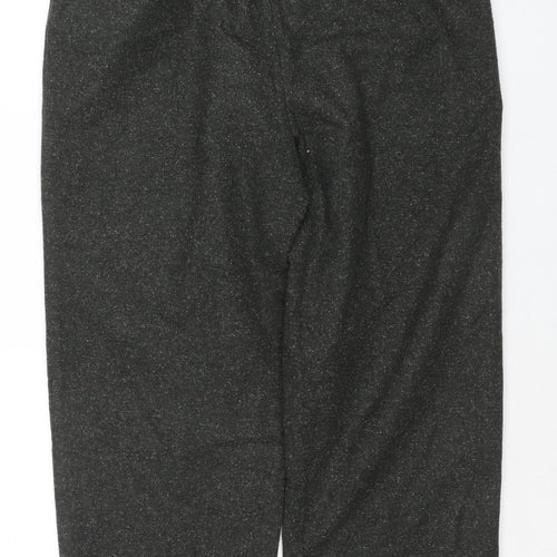 Norton McNaughton Womens Grey Wool Blend Tweed Classic Trousers Size 12