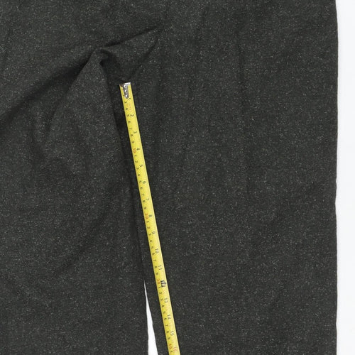 Norton McNaughton Womens Grey Wool Blend Tweed Classic Trousers Size 12