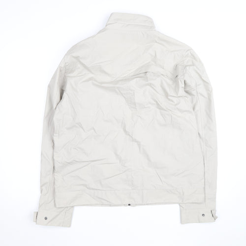 Marks and Spencer Men Beige Lightweight Full Zip Jacket L