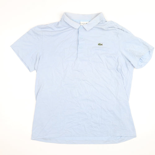 Lacoste Men's Blue Regular Fit Polo Shirt Size XL Classic Style