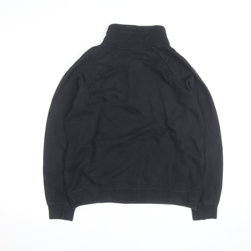 Nike Men's Black Small 1/2 Zip Fleece Sweatshirt Pullover