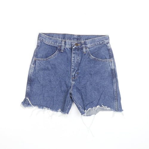 Rustler Men's Blue Denim Distressed Shorts Size 30 Regular Fit