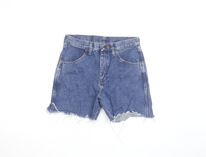 Rustler Men's Blue Denim Distressed Shorts Size 30 Regular Fit