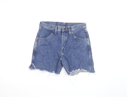 Rustler Men's Blue Denim Distressed Shorts Size 30 Regular Fit