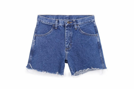 Rustler Men's Blue Denim Distressed Shorts Size 30 Regular Fit