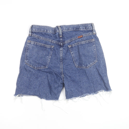 Rustler Men's Blue Denim Distressed Shorts Size 30 Regular Fit