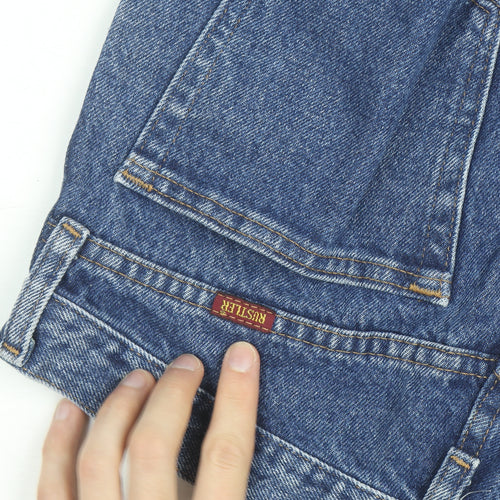Rustler Men's Blue Denim Distressed Shorts Size 30 Regular Fit