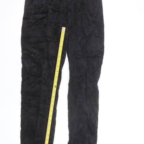 Club Montana Men's Black Corduroy Trousers Size 30x33 Regular Fit