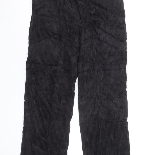 Club Montana Men's Black Corduroy Trousers Size 30x33 Regular Fit