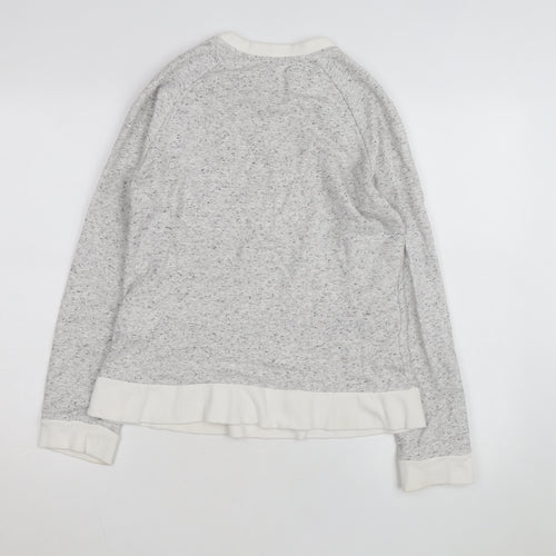 Crew Clothing Girls Grey Maison Crew Sweatshirt L Pullover Logo