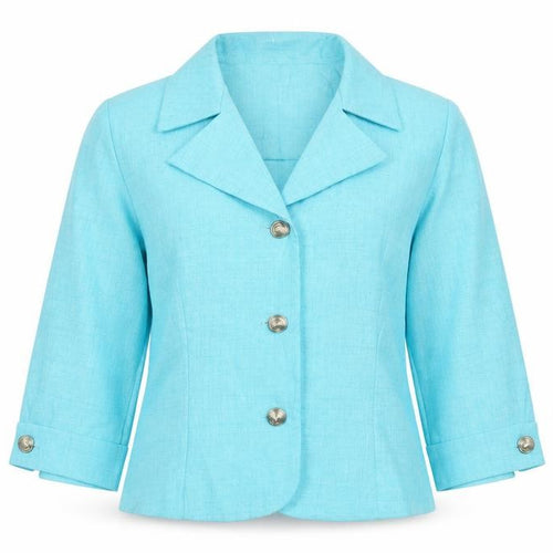 Leslie Fay Women’s Blue Petite Size 10 Blazer Jacket