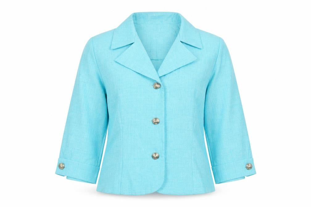 Leslie Fay Women’s Blue Petite Size 10 Blazer Jacket