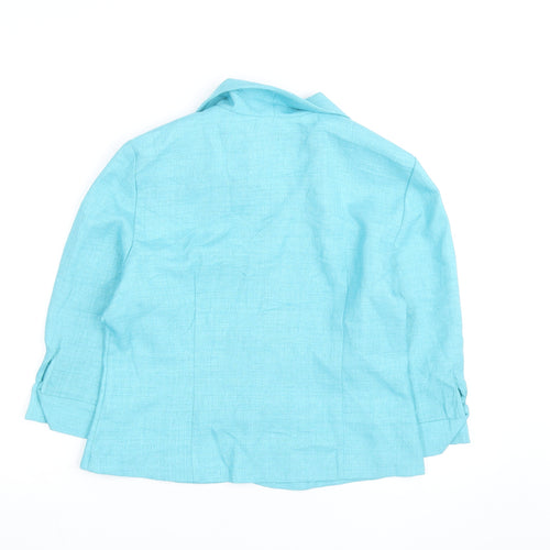 Leslie Fay Women’s Blue Petite Size 10 Blazer Jacket