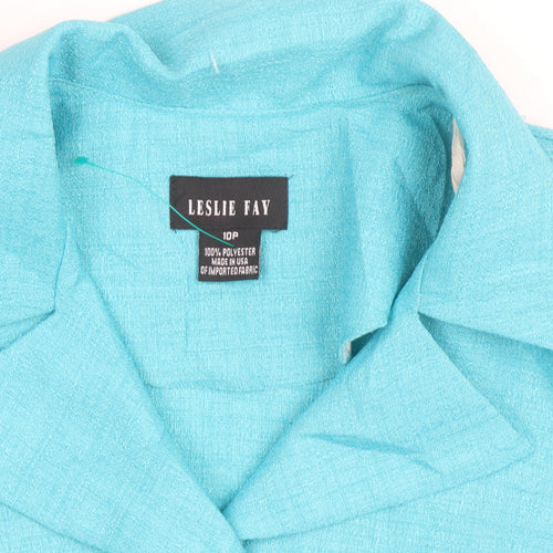 Leslie Fay Women’s Blue Petite Size 10 Blazer Jacket