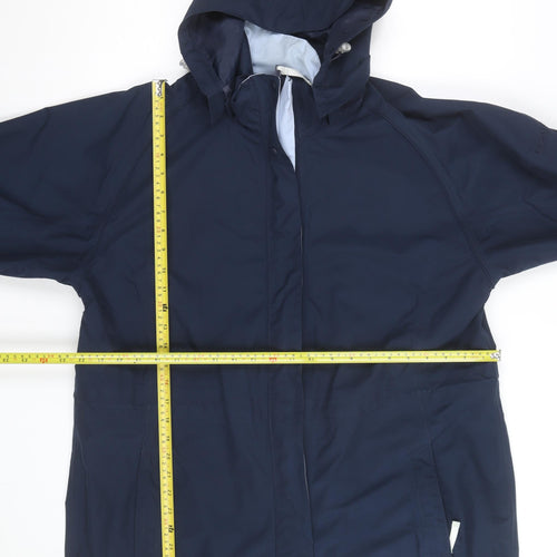 Regatta Men's Blue Waterproof Hooded Rain Coat Jacket Size L