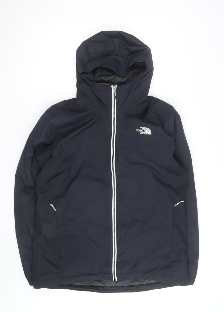 The North Face Men's Black Hooded Insulated Puffer Jacket Size L