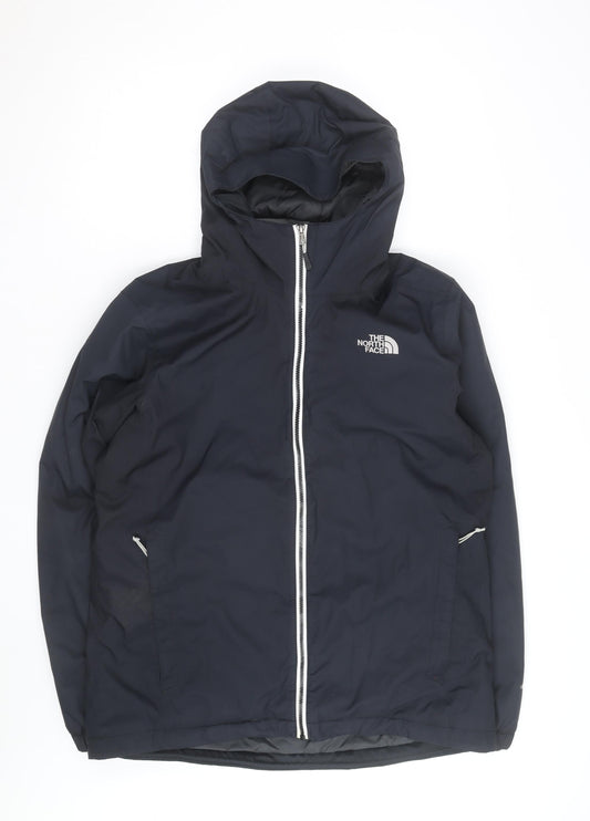 The North Face Men's Black Hooded Insulated Puffer Jacket Size L
